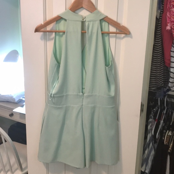 The Impeccable Pig Light Green Romper - Picture 2 of 3